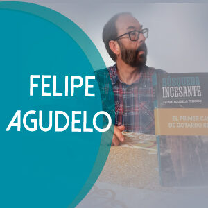 Visita del escritor Felipe Agudelo Tenorio